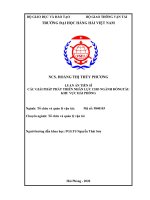 Luận án Các giải pháp phát triển nhân lực cho ngành đóng tàu khu vực Hải Phòng