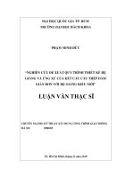 Nghiên cứu đề xuất quy trình thiết kế hệ giằng và ứng xử của kết cấu cầu thép dầm giản đơn với hệ giằng kiểu mới