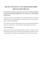 Bật mí 5 cách quản lý tài chính doanh nghiệp hiệu quả nhất hiện nay