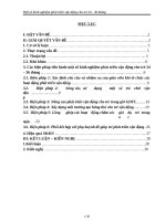 SKKN một số kinh nghiệm phát triển vận động cho trẻ 24 36 tháng 