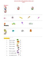 Bài tập Tổng hợp mở rộng Tieng anh 1 macmillan