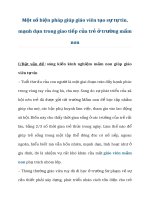 SKKN một số biện pháp giúp giáo viên tạo sự tự tin, mạnh dạn trong giao tiếp của trẻ ở trường mầm non 