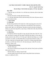 Cập nhập chẩn đoán và điều trị đái tháo đường type 2