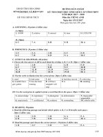 Huong dan cham thi HSG tiếng anh hòa bình lớp 12 2017 1018