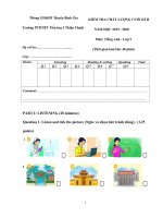 ĐỀ CUỐI KÌ 2 LỚP 5 word 2003