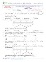 ĐỖ văn đức đề THI sở hà nội lần 2   năm 2020 