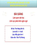slide bài giảng thơ nàng tiên ốc 