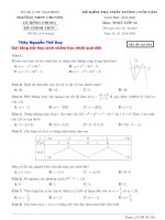 Đề chuyên lê hồng phong nam định 