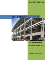 BÀI TẬP KẾT CẤU THÉP ThS PHẠM VIẾT HIẾU KHOA XÂY DỰNG  Xem nội dung đầy đủ tại: https://123doc.net/document/6460175-bai-tap-th-mon-ket-cau-thep-2382019.htm