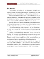 Luận văn tốt nghiệp phát triển dịch vụ logistics của công ty cổ phần vinalines logistics – việt nam trong điều kiện hội nhập
