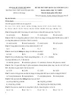 Tuyển tập 35 đề thi thử Hóa học có đáp án chi tiết