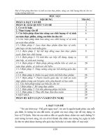 SKKN một số biện pháp đảm bảo vệ sinh an toàn thực phẩm, nâng cao chất lượng bữa ăn cho trẻ trong trường mầm non 