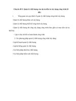 Chuyên đề 5. Quản lý chất lượng của dự án đầu tư xây dựng công trình