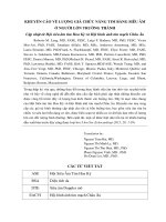 KHUYẾN CÁO VỀ LƯỢNG GIÁ CHỨC NĂNG TIM BẰNG SIÊU ÂM Ở NGƯỜI LỚN TRƯỞNG THÀNH Cập nhật từ Hội siêu âm tim Hoa Kỳ và Hội hình ảnh tim mạch Châu Âu X