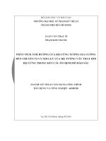 PHÂN TÍCH ẢNH HƯỞNG CỦA ĐỘ CỨNG TƯỜNG GIA CƯỜNG ĐẾN CHUYỂN VỊ VÀ NỘI LỰC CỦA HỆ TƯỜNG VÂY THAY ĐỔI ĐỘ CỨNG TRONG KẾT CẤU ỔN ĐỊNH HỐ ĐÀO SÂU