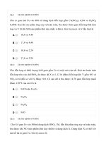 Hoc24h vn   thi thi online  bài 2 10  phương pháp giải bài toán dung dịch h+, NO3  (đề 2   NC) 