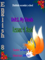 slide bài giảng unit 01  my friends  lesson 3  read 