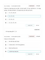 Hoc24h vn   thi online  bài 1 08  lý thuyết trọng tâm về CACBOHIĐRAT (đề 2) 