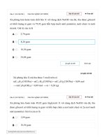 Hoc24h vn   thi online  bài 1 04  phương pháp giải các dạng toán về CHẤT béo (đề 2   NC) 