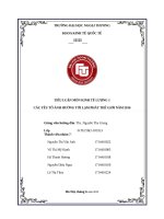 tiểu luận kinh tế lượng các yếu tố ẢNH HƯỞNG tới lạm PHÁT THẾ GIỚI năm 2016 