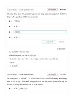 Hoc24h vn   thi online  bài 1 03  phương pháp giải bài toán đốt CHÁY ESTE (đề 2   NC) 