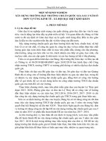 SKKN một số kinh nghiệm xây dựng trường đạt trường chuẩn quốc gia sau 5 năm ở đơn vị vùng kinh tế   xă hội đặc biệt khó khăn 