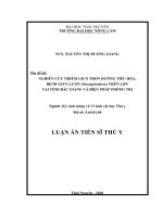 Luận án tiến sĩ: Nghiên cứu nhiễm giun tròn đường tiêu hóa, bệnh giun lươn (Strongyloidosis) trên lợn tại tỉnh Bắc Giang và biện pháp phòng trị.