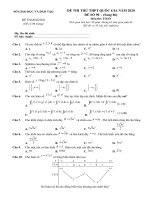 90. ĐỀ 90 (Sang 06) - Theo đề MH lần 2