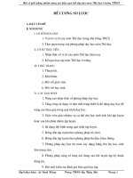 SKKN một số giải pháp nhằm nâng cao hiệu quả tiết dạy học môn thể dục ở trường THCS 