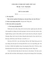 SKKN một vài kinh nghiệm bồi dưỡng học sinh giỏi tiếng anh cấp tiểu học 