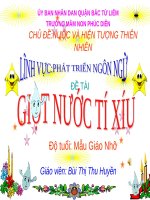slide bài giảng truyện giọt nước tí xíu11 