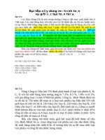 Bài tập Mô hình 1.1