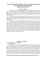 SKKN một số biện pháp nhằm nâng cao chất lượng khi dạy phép chia số thập phân cho học sinh lớp 5 