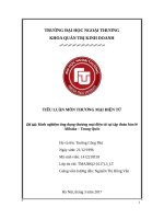 Kinh nghiệm ứng dụng thương mại điện tử tại tập đoàn bán lẻ alibaba – trung quốc 