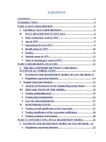 tiểu luận kinh tế lượng the factors affecting weekly working time in 1975 