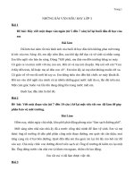 50 Bài văn mẫu hay lớp 3