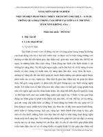 SÁNG KIẾN KINH NGHIỆM MỘT số BIỆN PHÁP PHÁT TRIỂN THẨM mỹ CHO TRẺ 5 – 6 TUỔI THÔNG QUA HOẠT ĐỘNG tạo HÌNH tại lớp lá 5, TRƯỜNG mầm NON KRÔNG ANA