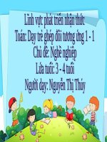 slide bài giảng xếp tương ứng 1 11 