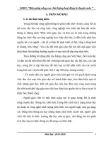 SKKN biện pháp nâng cao chất lượng hoạt động tổ chuyên môn trong nhà trường 