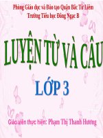 slide bài giảng từ ngữ về cộng đồng  ôn tập câu ai làm gì 