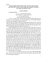 SKKN một số biện pháp trong việc tổ chức hoạt động cho trẻ mẫu giáo 5   6 tuổi  theo quan điểm “giáo dục lấy trẻ làm trung tâm 