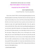 SKKN một số kinh nghiệm về tổ chức học nhóm trong dạy học theo mô hình VNEN 