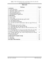 SKKN một số biện pháp giáo dục truyền thống cho đội viên, thiếu niên tại trường THCS nâm nung 