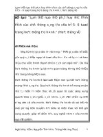 SKKN làm thế nào để phát huy được tính tích cực chủ động sáng tạo của trẻ 5 6 tuổi trong hoạt động tạo hình hoạt động vẽ 