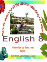 slide bài giảng unit 08  country life and city life  lesson 1  getting started 