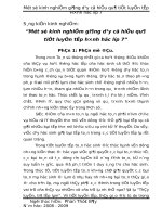 SKKN một số kinh nghiệm giảng dạy có hiệu quả tiết luyện tập hình học lớp 7 