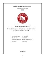 Ứng dụng hoạch địch nguồn lực doanh nghiệp tại công ty cổ phần sữa việt nam   vinamilk 