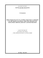Phân tích ứng xử của tường chắn đất và hệ kết cấu đỡ trong giai đoạn thi công hố đào sâu bằng phần mềm plaxis 2d và 3d foundation 