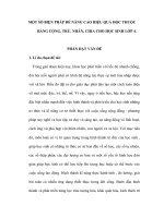 SKKN một số biện pháp để nâng cao hiệu quả học thuộc bảng cộng, trừ, nhân, chia cho học sinh lớp 4  