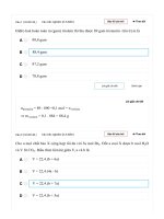 Hoc24h vn   thi online  bài 1 04  phương pháp giải các dạng toán về CHẤT béo (đề 1   CB) 